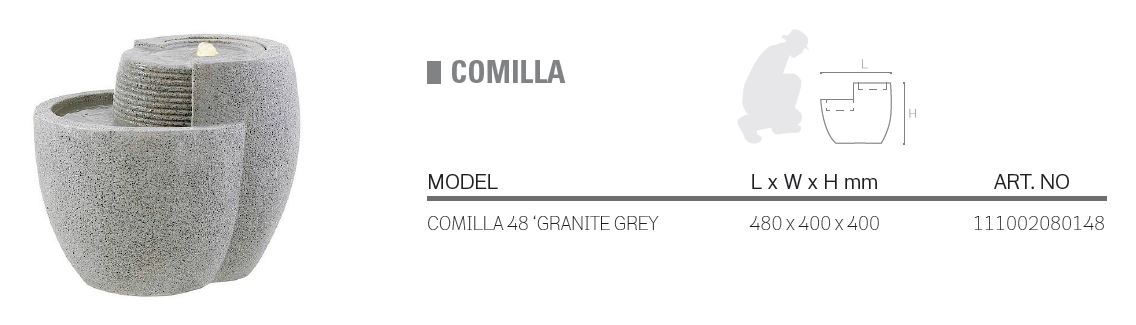 Đài phun nước composite cao cấp franoma comilla Comilla