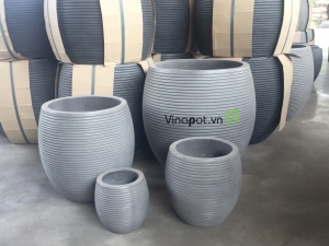 chậu xi măng nhẹ xuất khẩu