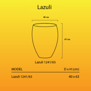 Chậu Composite Cao cấp Premier Lazuli ROS