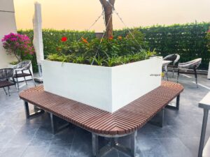 Chậu composite đúc khuôn nguyên khối 2