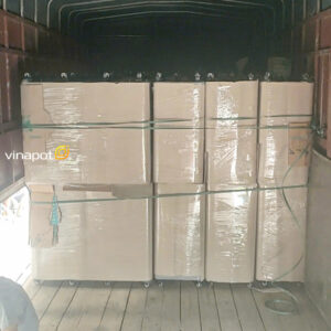 Chậu bề mặt đá bo cong có chân bánh xe 2