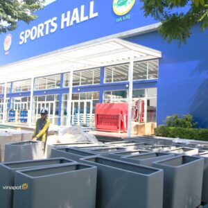 Chậu bề mặt đá bo cong trường BIS 5