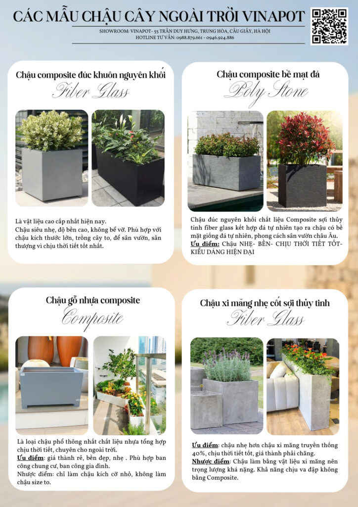 địa chỉ bán chậu composite uy tín