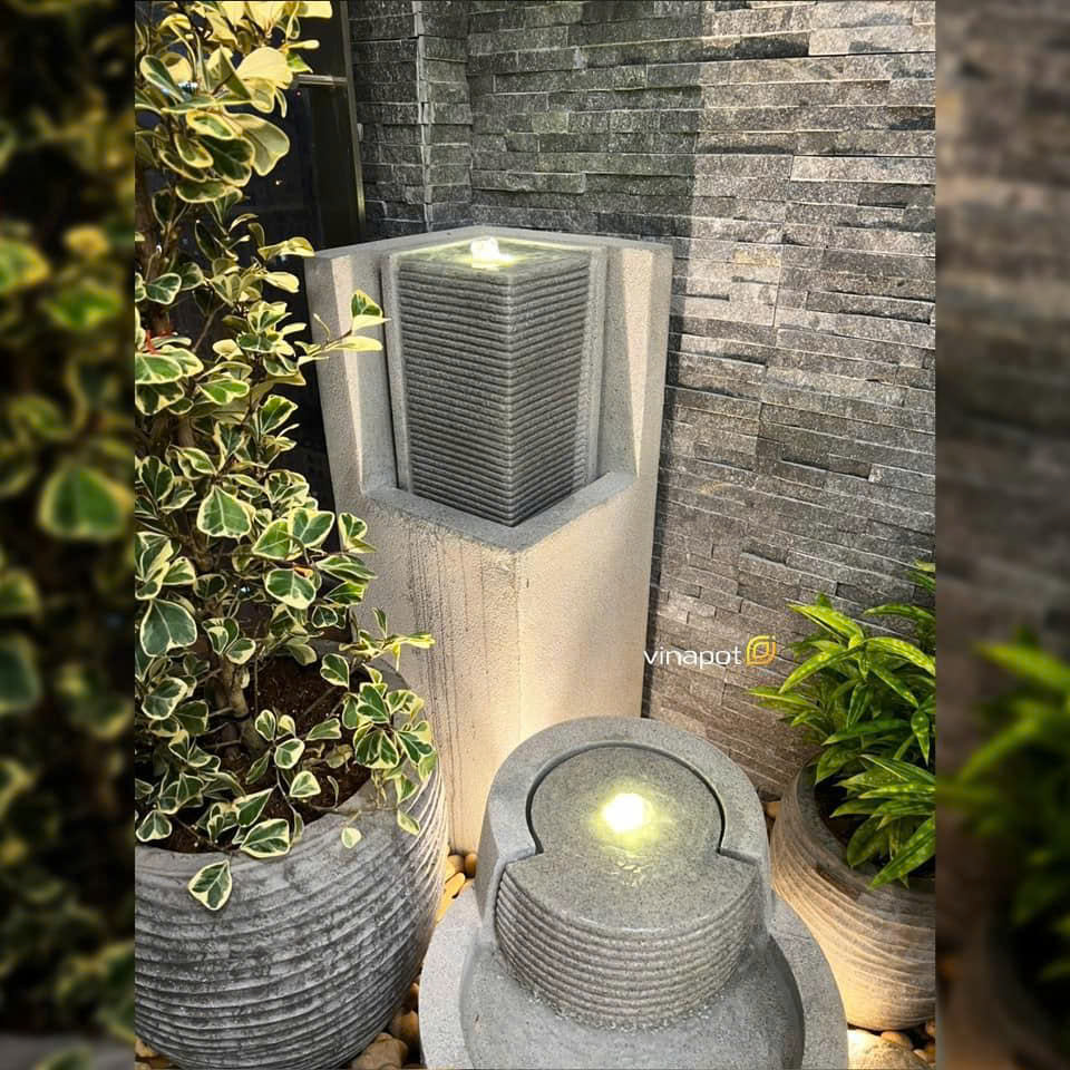 Bộ phụ kiện Máy bơm chìm kèm đèn LED cho đài phun nước – Hàng loại 1