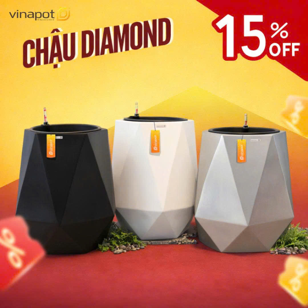 chậu trồng cây composite