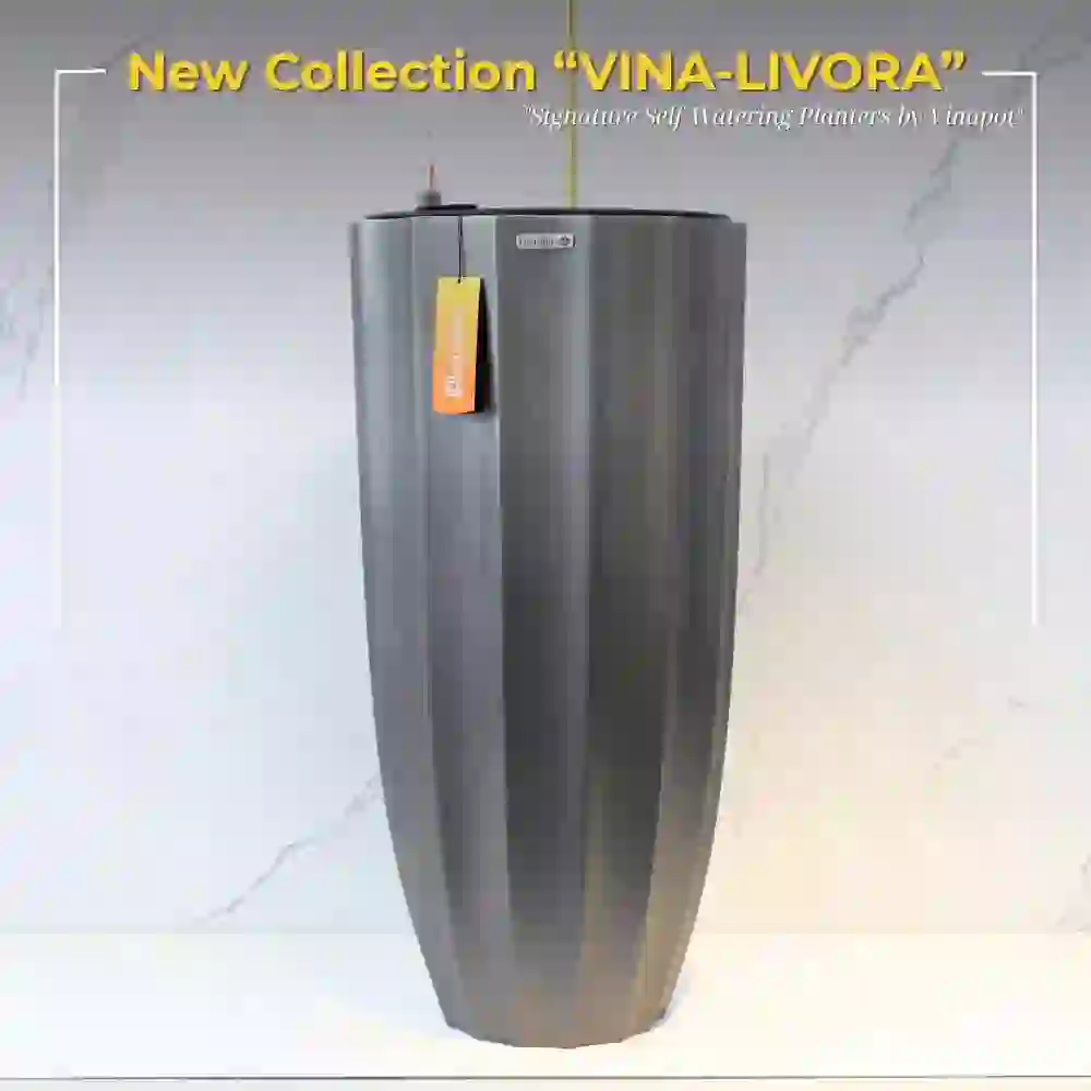 Chậu composite tự dưỡng composite tự tưới Garnet