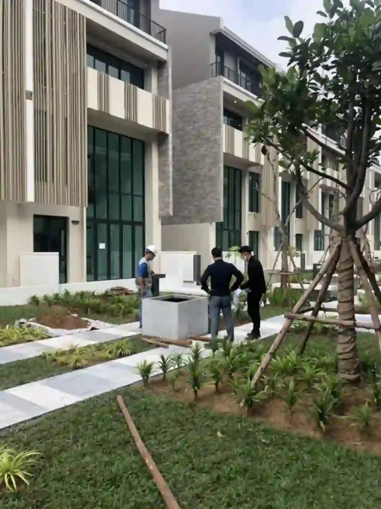 Chậu vuông composite vinapot