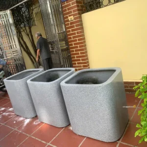 Chậu Composite Fiber Vinapot Formaro - Vuông bo cong góc